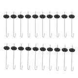 Maxbell 20 Sets Practical Sturdy Multipurpose Solar Panel Bird Guard Fasteners Clips