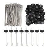 Maxbell 20 Sets Practical Sturdy Multipurpose Solar Panel Bird Guard Fasteners Clips