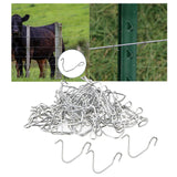 Maxbell 50Pcs T Post Clips Sturdy T Post Fence Clips for Sport Fences Highway Garden
