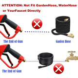 Maxbell High Pressure Washer Professional 5000 PSI Car Washing Fittings 5Pcs Nozzles