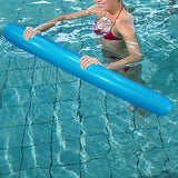 Maxbell Inflatable Pool Noodle Floats Beach Beginner Lake Float Swimming Pool Noodle Blue