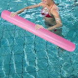 Maxbell Inflatable Pool Noodle Floats Beach Beginner Lake Float Swimming Pool Noodle Pink