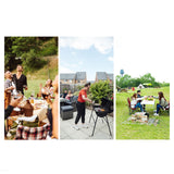 Maxbell 2x Rotating Grill Limiting Sleeve Outdoor Grill Accessories BBQ Grill Sleeve