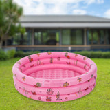 Maxbell Inflatable Swimming Pool Baby Bathtub Outdoor Lounge Seat Kids Paddling Pool Pink