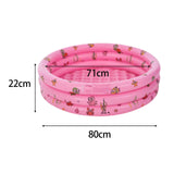 Maxbell Inflatable Swimming Pool Baby Bathtub Outdoor Lounge Seat Kids Paddling Pool Pink