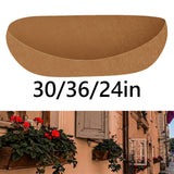 Maxbell 3Pcs Hanging Basket Lining Accessories Felting Non Woven Cloth for Living Room 30 inch