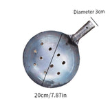 Maxbell Sewer Drainage Leakage Spoon Iron Portable Cleaning Spoon Sewer Spoon Drains 20cm with Hole