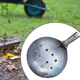 Maxbell Sewer Drainage Leakage Spoon Iron Portable Cleaning Spoon Sewer Spoon Drains 20cm with Hole