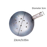 Maxbell Sewer Drainage Leakage Spoon Iron Portable Cleaning Spoon Sewer Spoon Drains 23cm with Hole