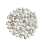 Maxbell Pebbles Multifunctional Polished River Stones for Outdoor Indoor Landscaping White 3 to 5 cm