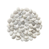 Maxbell Pebbles Multifunctional Polished River Stones for Outdoor Indoor Landscaping White 3 to 5 cm