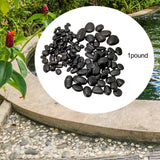 Maxbell Pebbles Multifunctional Polished River Stones for Outdoor Indoor Landscaping Black 1 to 2 cm