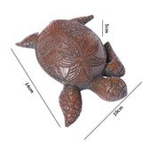 Maxbell Sea Turtle Statue Creative Resin Aquarium Ornament for Outdoor Pond Backyard