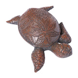 Maxbell Sea Turtle Statue Creative Resin Aquarium Ornament for Outdoor Pond Backyard
