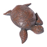 Maxbell Sea Turtle Statue Creative Resin Aquarium Ornament for Outdoor Pond Backyard