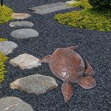 Maxbell Sea Turtle Statue Creative Resin Aquarium Ornament for Outdoor Pond Backyard