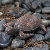 Maxbell Sea Turtle Statue Creative Resin Aquarium Ornament for Outdoor Pond Backyard