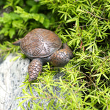 Maxbell Sea Turtle Statue Creative Resin Aquarium Ornament for Outdoor Pond Backyard