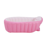 Maxbell Inflatable Baby Bathtub Baby Pool Foldable Portable Shower Basin for Newborn Pink