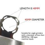 Maxbell 45 Degree Tile Chamfer Bracket for 100 Type Angle Grinder Holder Tool