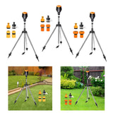 Maxbell Rotating Tripod Sprinkler with 1/2inch Quick Connector for Greenhouse