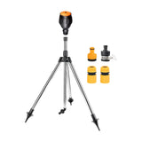 Maxbell Rotating Tripod Sprinkler with 1/2inch Quick Connector for Greenhouse