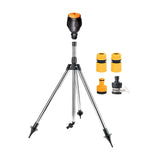 Maxbell Rotating Tripod Sprinkler with 1/2inch Quick Connector for Greenhouse
