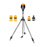 Maxbell Rotating Tripod Sprinkler with 1/2inch Quick Connector for Greenhouse