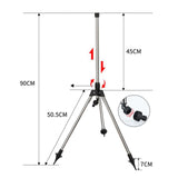 Maxbell Rotating Tripod Sprinkler with 3/4inch Quick Connector for Greenhouse Sturdy