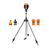 Maxbell Rotating Tripod Sprinkler with 3/4inch Quick Connector for Greenhouse Sturdy