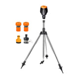 Maxbell Rotating Tripod Sprinkler with 3/4inch Quick Connector for Greenhouse Sturdy