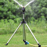 Maxbell Rotating Tripod Sprinkler with 3/4inch Quick Connector for Greenhouse Sturdy