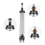 Maxbell Garden Tripod Sprinkler with 1" Quick Connect Water Sprinkler for Greenhouse