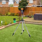 Maxbell Rotating Tripod Sprinkler Heavy Duty Water Sprinkler for Lawn Yard 0-79 Feet