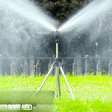 Maxbell Rotating Tripod Sprinkler Heavy Duty Water Sprinkler for Lawn Yard 0-79 Feet