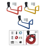 Maxbell Garden Hose Holder Hook Metal Hose Hanger for Power Tools Ropes Garden Tools Orange