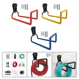 Maxbell Garden Hose Holder Hook Metal Hose Hanger for Power Tools Ropes Garden Tools Orange