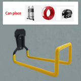 Maxbell Garden Hose Holder Hook Metal Hose Hanger for Power Tools Ropes Garden Tools Yellow