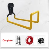Maxbell Garden Hose Holder Hook Metal Hose Hanger for Power Tools Ropes Garden Tools Yellow