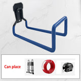 Maxbell Garden Hose Holder Hook Metal Hose Hanger for Power Tools Ropes Garden Tools Blue
