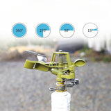 Maxbell Lawn Sprinkler 4 inch Rotating Garden Sprinkler for Garden Patio Agriculture