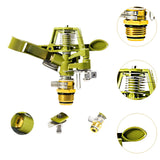 Maxbell Lawn Sprinkler 4 inch Rotating Garden Sprinkler for Garden Patio Agriculture