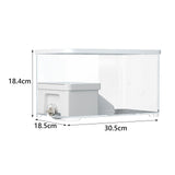 Maxbell Turtle Tank Terrapin Box Hatching Area Hideout Turtle Habitat Pets Accessory Without Filter