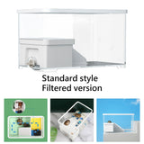 Maxbell Turtle Tank Terrapin Box Hatching Area Hideout Turtle Habitat Pets Accessory Without Filter