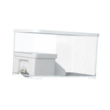 Maxbell Turtle Tank Terrapin Box Hatching Area Hideout Turtle Habitat Pets Accessory Without Filter