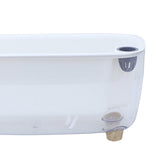 Maxbell Self Watering Flower Planter Clear Plant Pot for Outdoor Indoor Desk Balcony