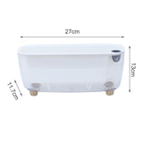 Maxbell Self Watering Flower Planter Clear Plant Pot for Outdoor Indoor Desk Balcony