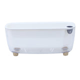 Maxbell Self Watering Flower Planter Clear Plant Pot for Outdoor Indoor Desk Balcony