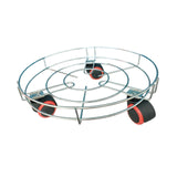 Maxbell Plant Dolly with Casters Plant Dolly for Garden Patio Planter Indoor Outdoor Silver