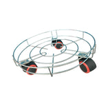 Maxbell Plant Dolly with Casters Plant Dolly for Garden Patio Planter Indoor Outdoor Silver